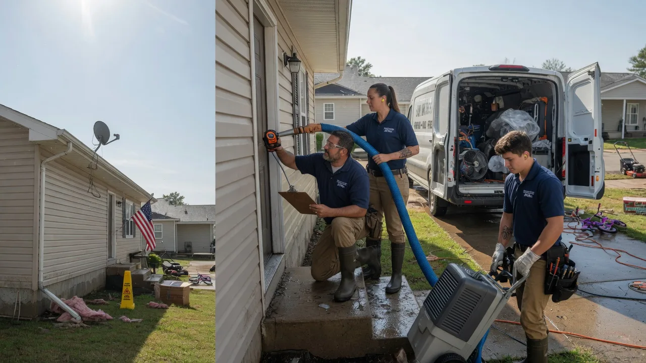 Ceiling Water Damage Restoration in Gwynneville, IN near me